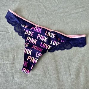 Vintage Victoria’s Secret Pink Extra Low Rise Thong Panty